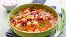 Рецепты с овощами, кисломолочными продуктами и фасолью красной