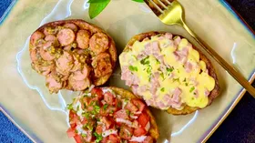 Рецепты с маслом растительным, картофелем и ветчиной