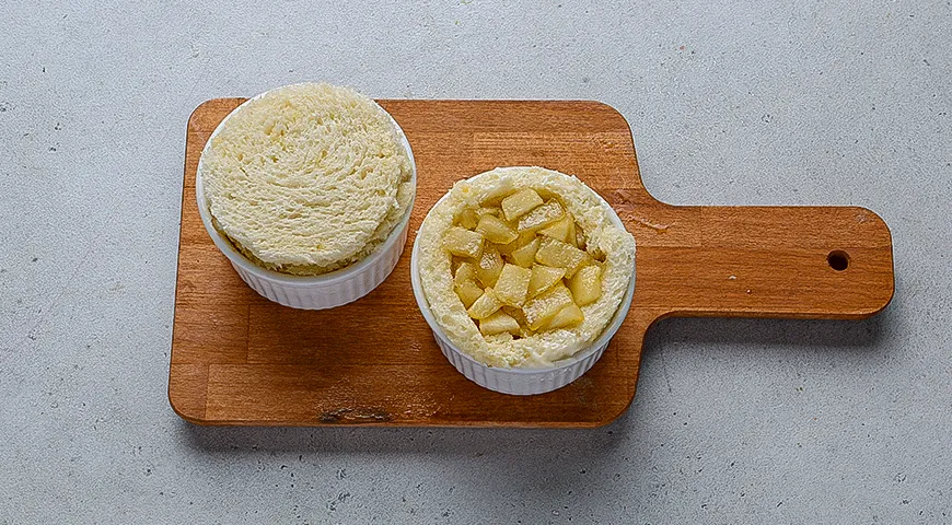 Хлебная мини-шарлотка