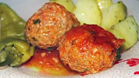 Рецепты с овощами, мясом и соусом томатным