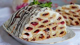 Рецепты с кисломолочными продуктами, фруктами и вишней