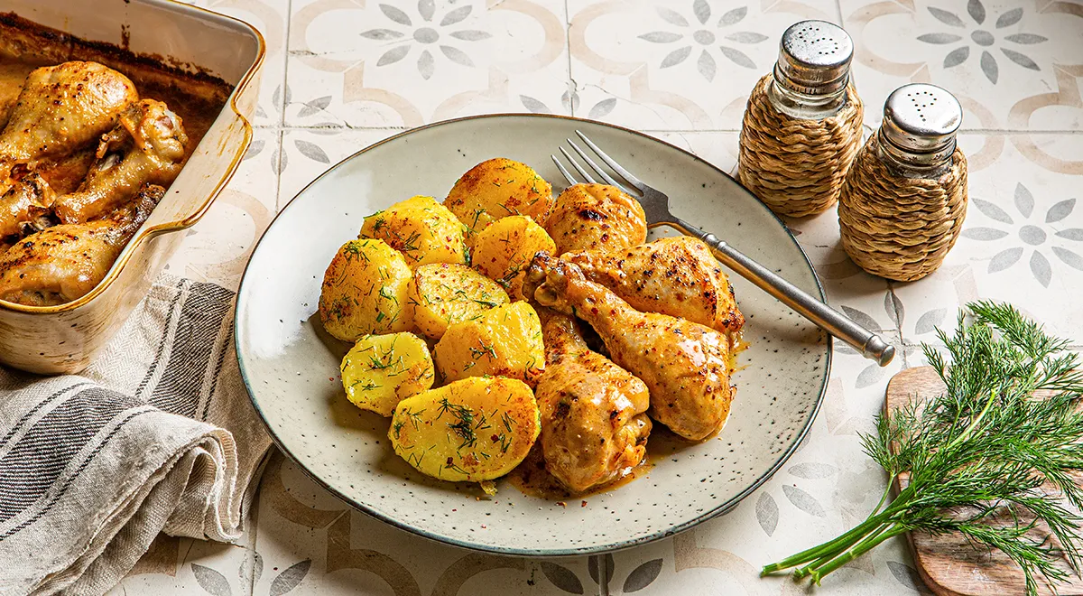 Рецепт куриных голеней в духовке