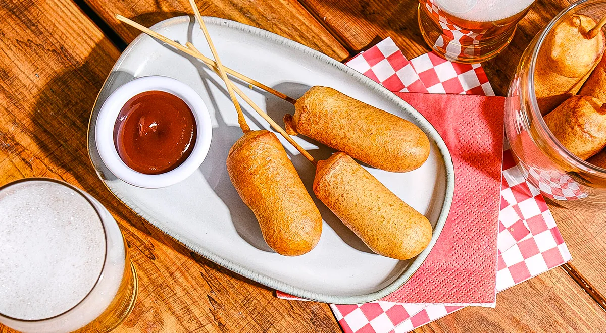 Корн-доги в пивном кляре