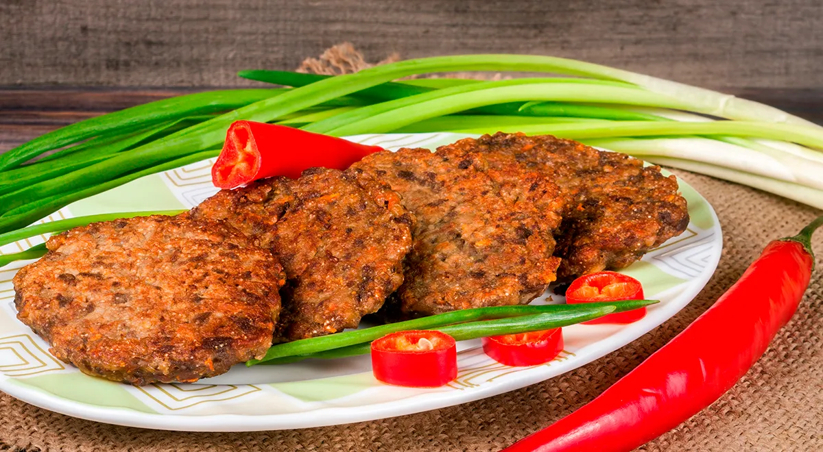 Печеночные котлеты с гречкой