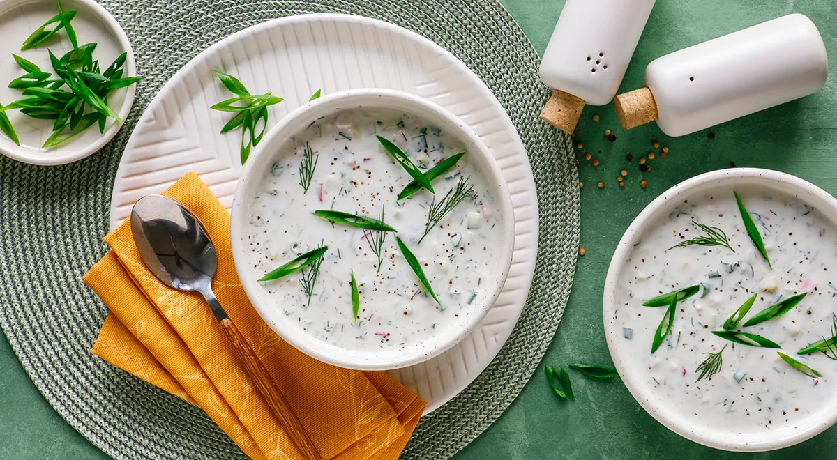 Рецепт окрошки с курицей вареной без кожи на кефире