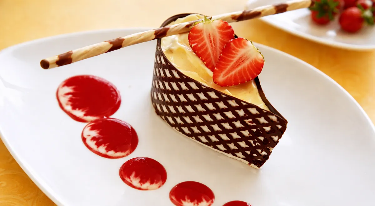 Мусс из белого шоколада и сливок