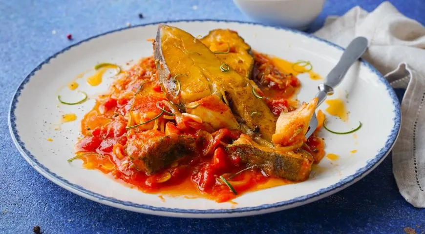 Рецепт рагу из палтуса (так же можно приготовить клыкача)