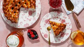 Открытый пирог с повидлом «Мамин»