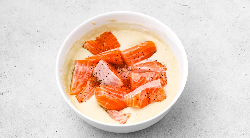 Рыба в луковом кляре