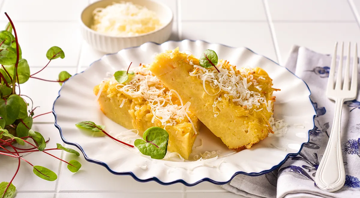 Рецепт запеканки из вермишели с яйцом