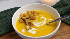 Нежный куриный суп-пюре с цветной капустой