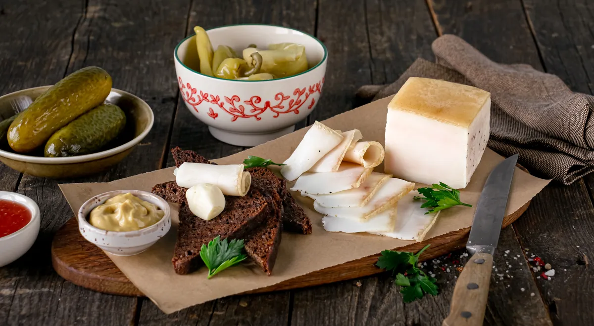 Рецепт сала сухого засола с каменной солью