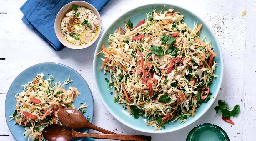 Коул-слоу с греческим йогуртом