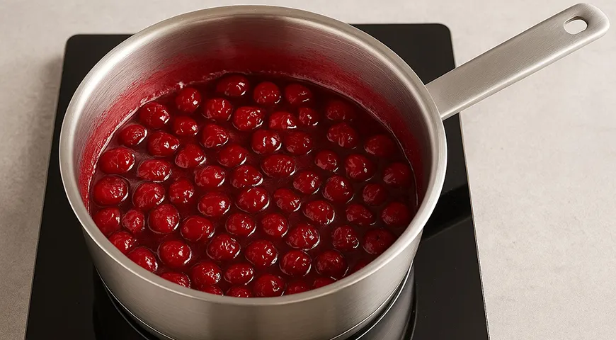 Вишневый пирог на дрожжевом тесте