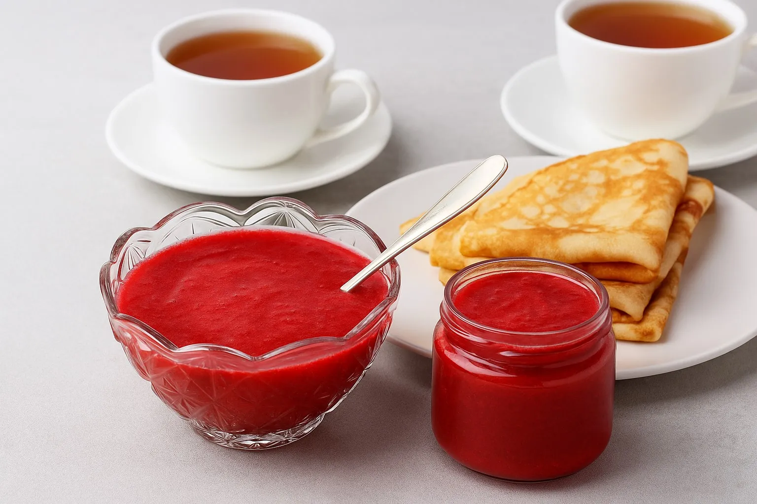 Клубника, перетертая с сахаром на зиму