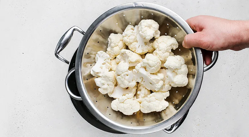 Цветная капуста на пару