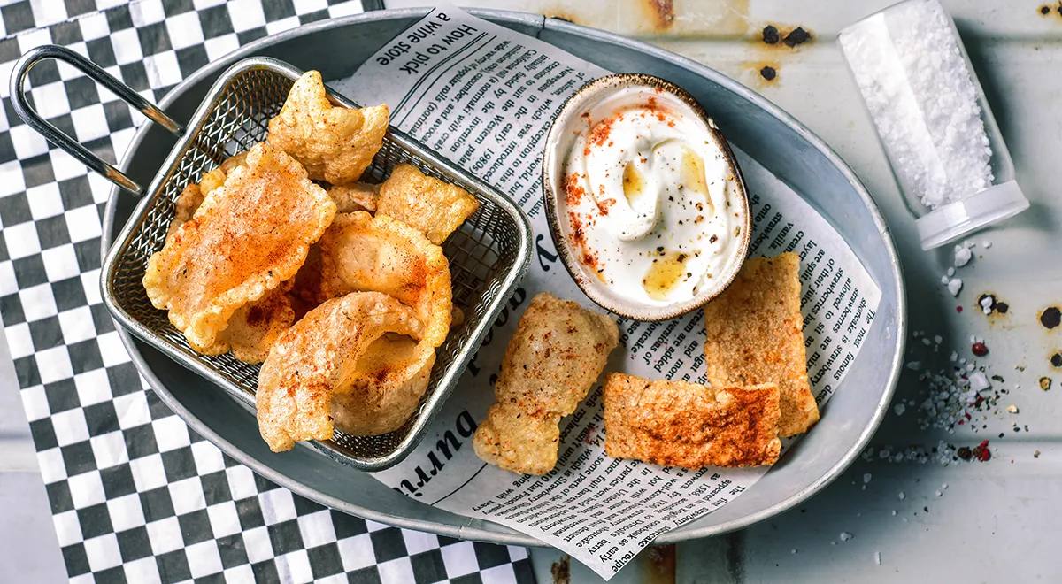 Рецепт чичаррона, чипсов из свиной шкурки