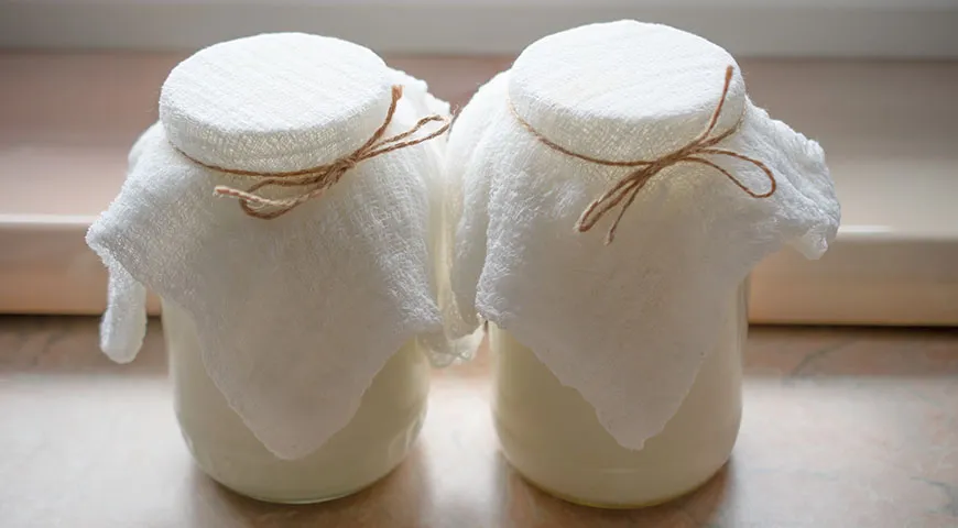 Для приготовления простокваши лучше использовать стеклянную посуду