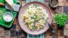 Простые рецепты с макаронами и ветчиной