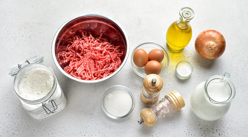 Ленивые беляши с фаршем