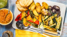 Рецепты для постного меню с картофелем и сладким перцем