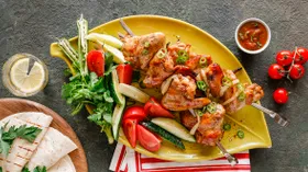 Шашлык с уксусом