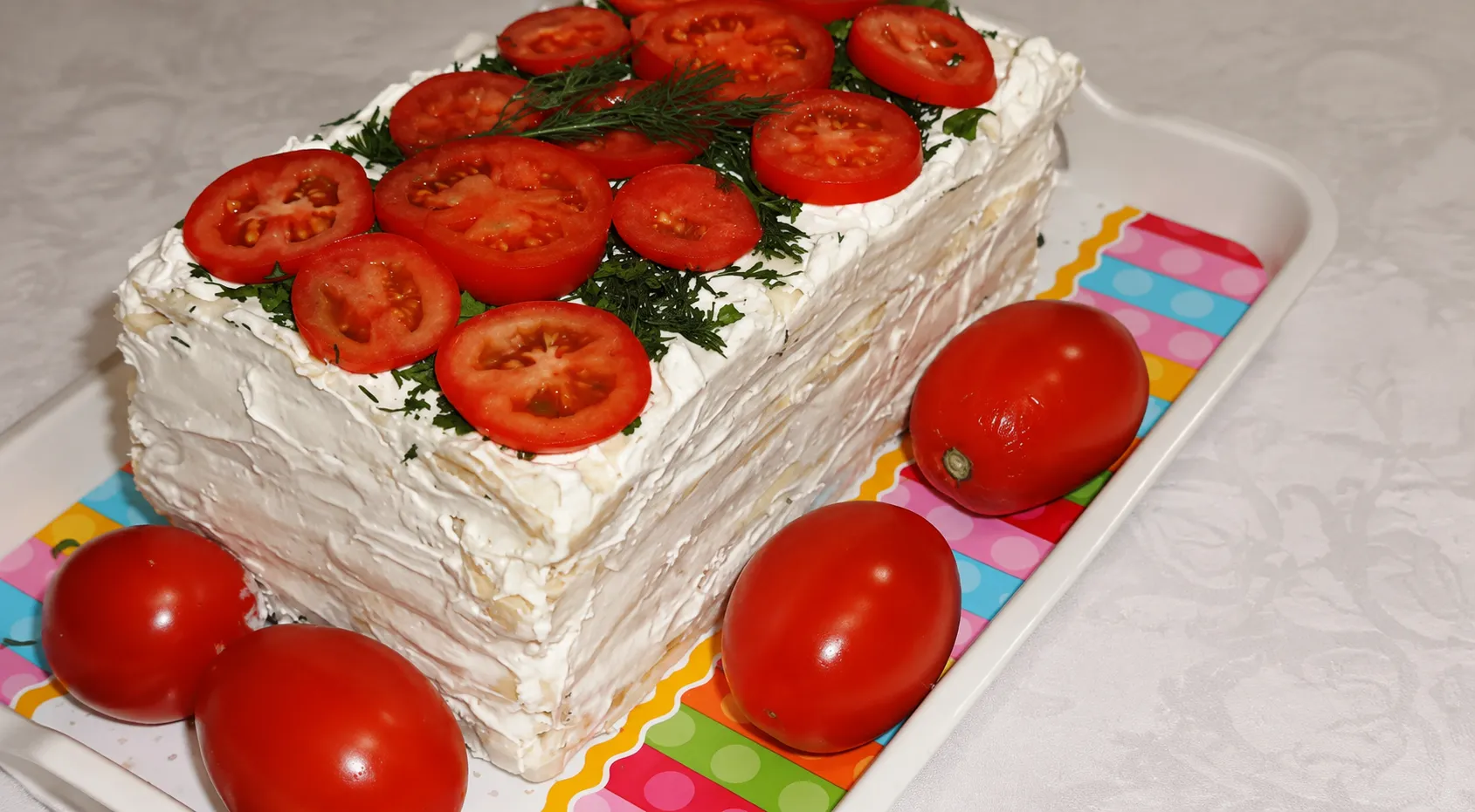 Готовим закусочный торт