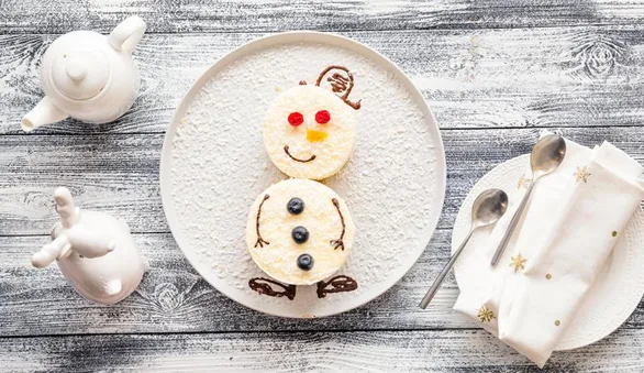 Торт «Снеговик»