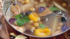 Рецепты с овощами, мясом и нутом