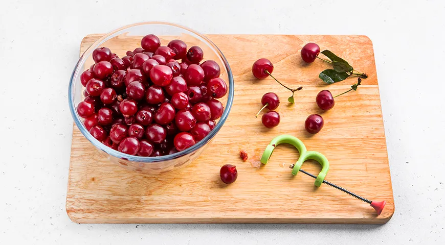 Вишневое варенье на агар-агаре