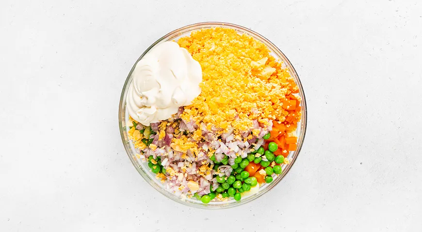 Торт «Оливье»