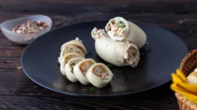 Рецепты с овощами, кисломолочными продуктами и кальмарами