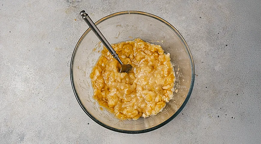 Банановый кекс с шоколадной крошкой