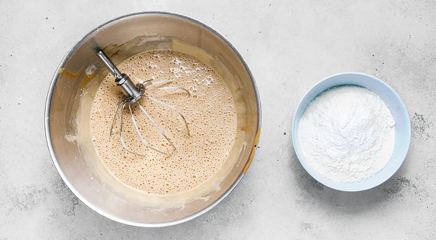 Кофейный пирог на кефире