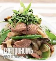 Ягнятина и имбирь с кунжутным маслом