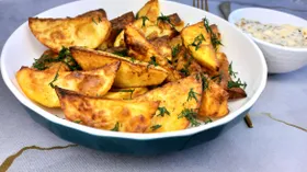 Молодой картофель, запечённый в аэрогриле