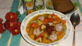 Рецепты с овощами, мясом и фасолью красной