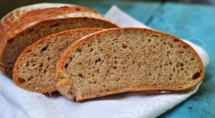 Готовим хлеб пшеничный на ржано-пшеничной закваске (ночная выстойка в холоде)