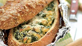 Рецепты с маслом растительным, шпинатом и хлебом