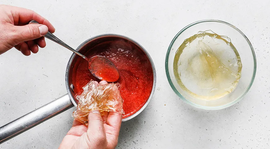 Желе из сметаны с желатином