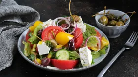 Рецепты с уксусом, маслом оливковым и сыром Фета