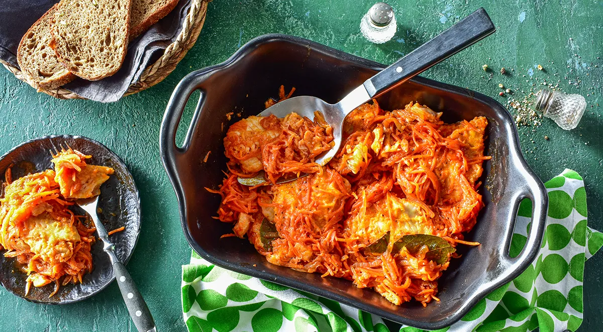 Рецепт жареного филе минтая под маринадом