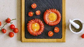 Рецепты с маслом растительным, черри и мясной гастрономией