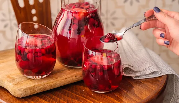 Компот из ассорти замороженных ягод