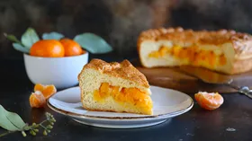 Рецепты с мукой, яйцом куриным и мандарином