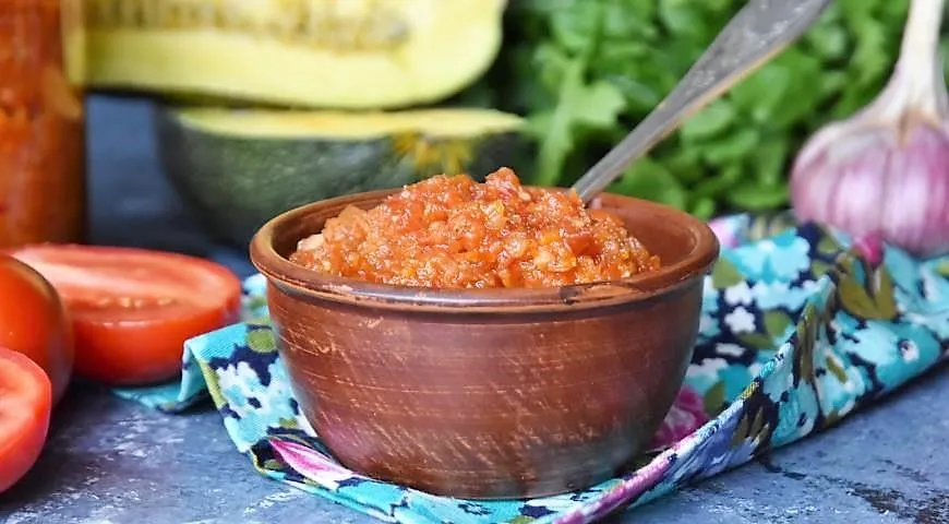 Аджика с кабачками