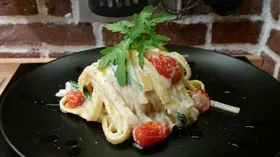 Простые рецепты с сыром Моцарелла и макаронами