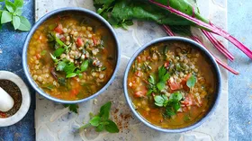 Рецепты для постного меню с чечевицей