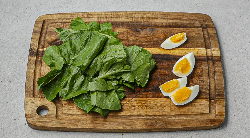 Салат из осенних овощей с беконом