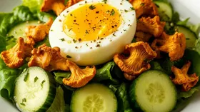 Салат «Лисичка на полянке»